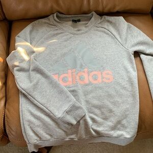 Adidas Crewneck Sweatshirt pink grey and white